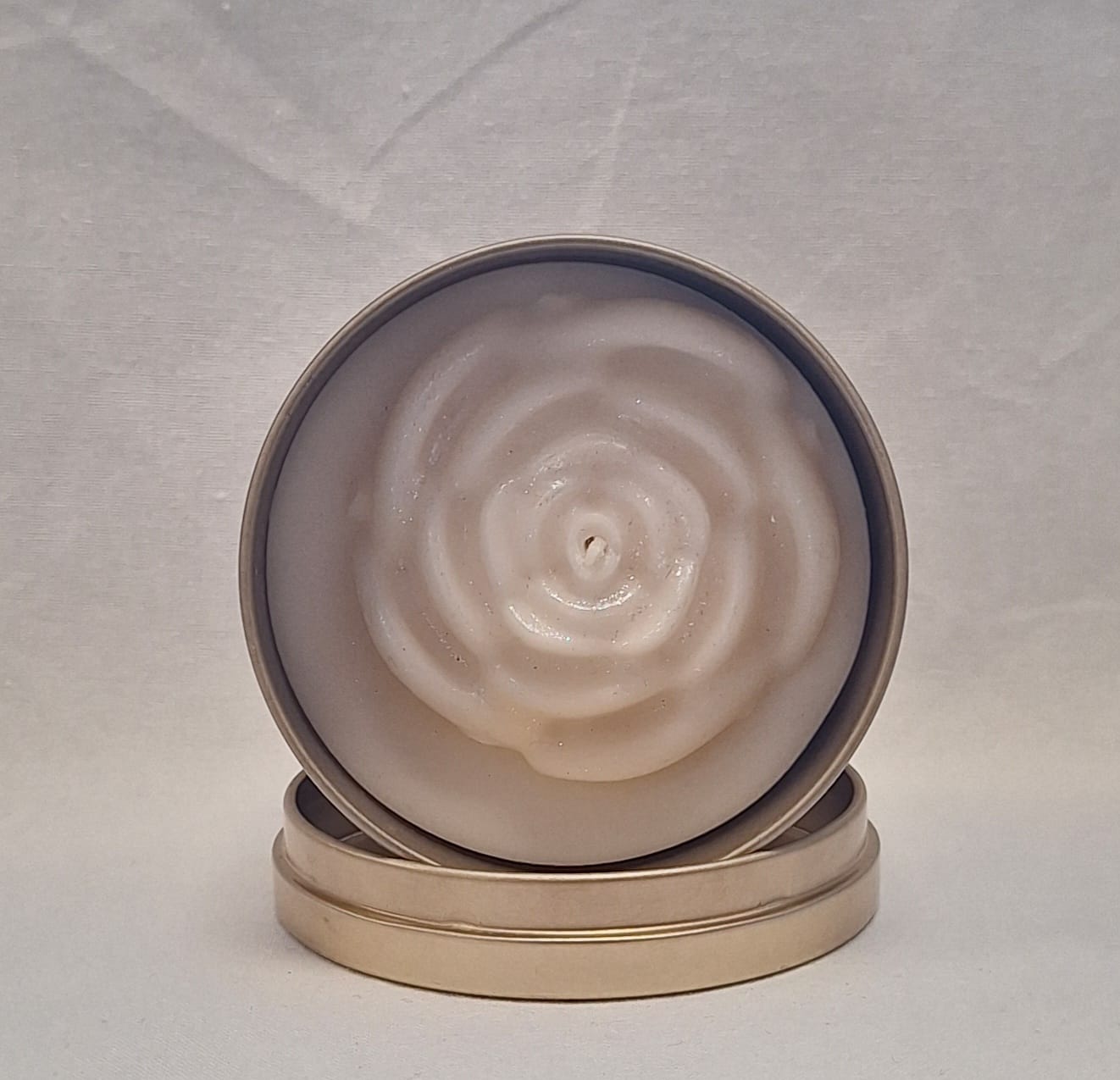 Mom’s Last Nerve scented candle in a stylish tin container with a playful label, perfect stress relief gift for moms.