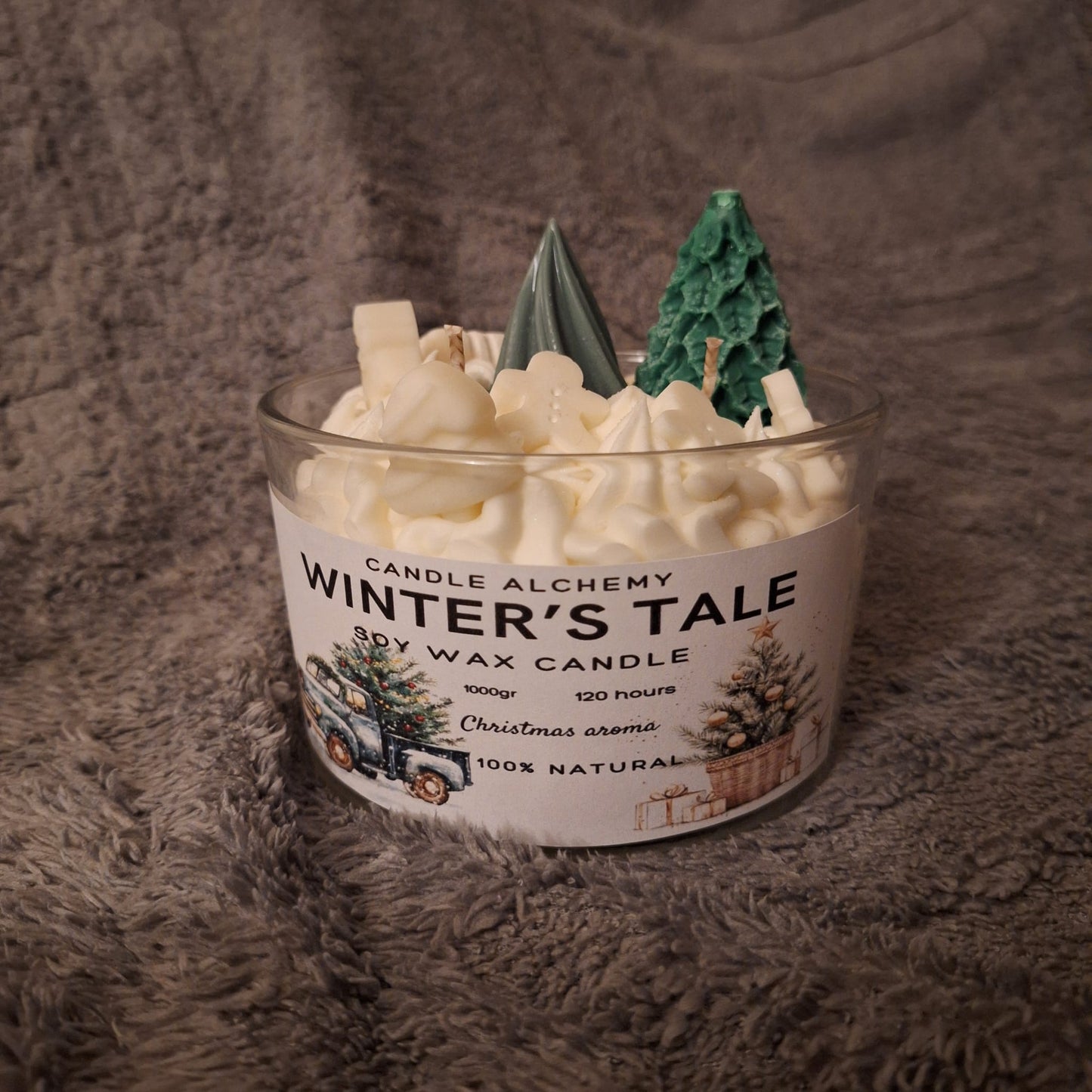 Winter's Tale Soy Candle - Luxury Christmas Home Fragrance