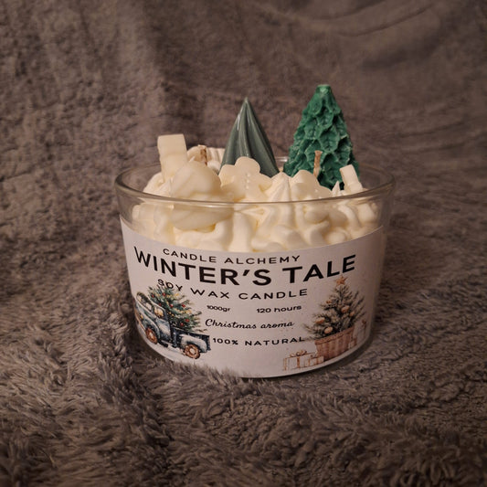 Winter's Tale Soy Candle - Luxury Christmas Home Fragrance