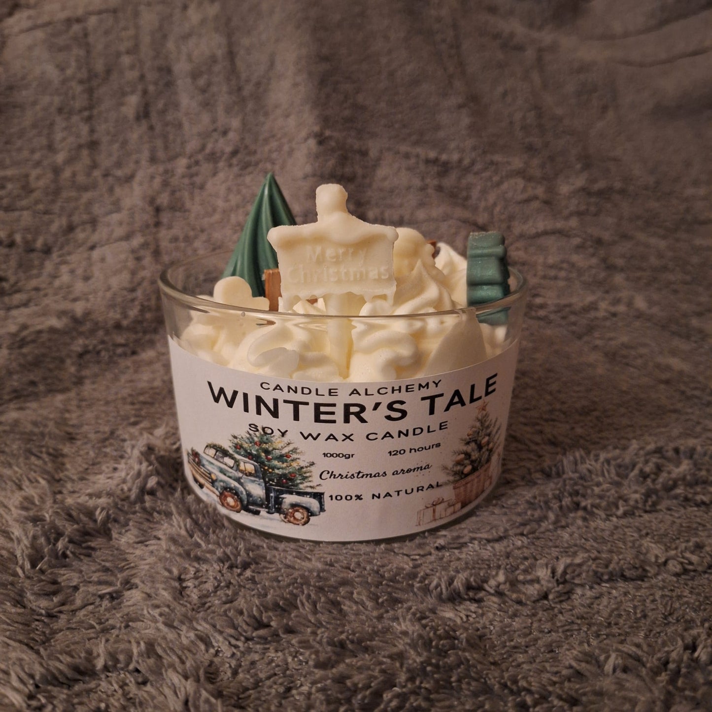 Winter's Tale Soy Candle - Luxury Christmas Home Fragrance