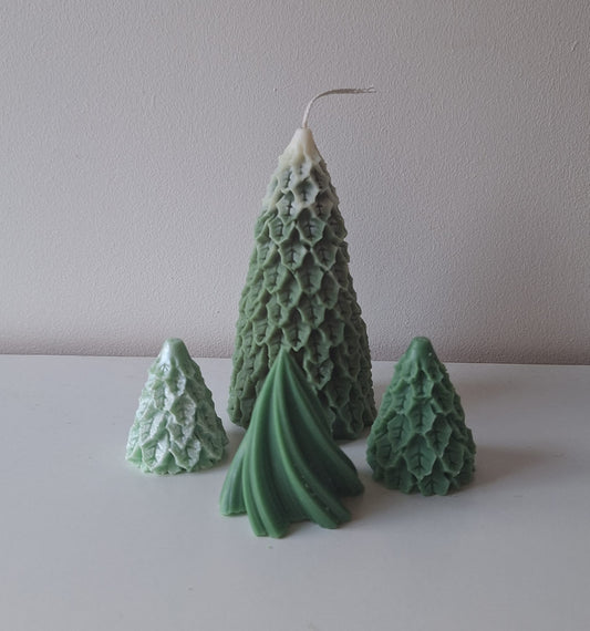 Evergreen Tree Candle - Festive Forest Soy Wax Decor